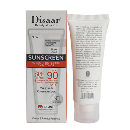 Disaar Oil-Free Moisturizing Sunscreen Lotion SPF 90+