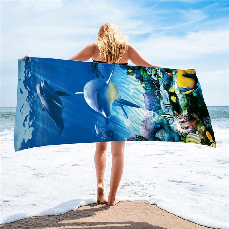 Sea-Themed Beach Towels