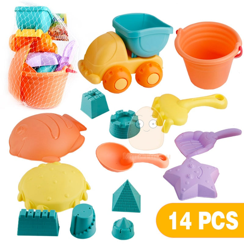 Silicone Soft Baby Beach Toys Kids