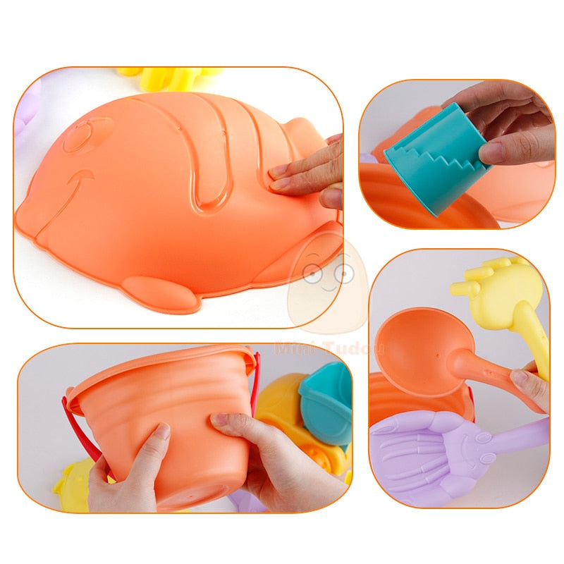 Silicone Soft Baby Beach Toys Kids