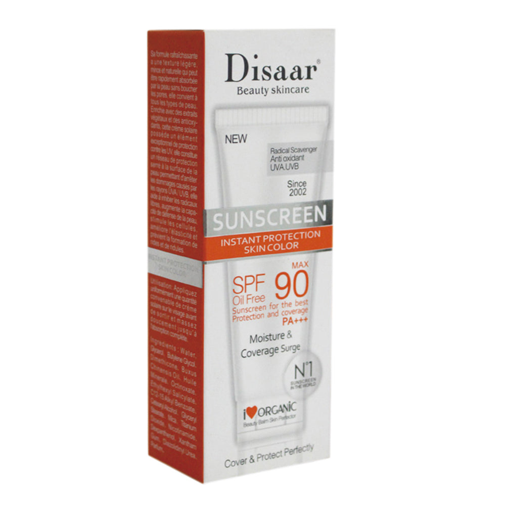 Disaar Oil-Free Moisturizing Sunscreen Lotion SPF 90+
